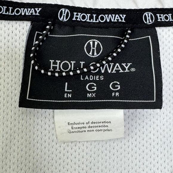 Texas Tech Holloway Volleyball Quarter Zip Pullover Jacket Womens Large White - Picture 6 of 11